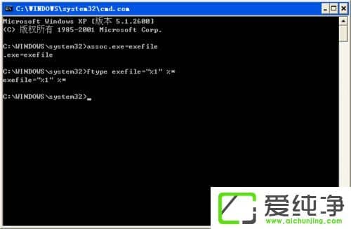 WindowsXP֏EXEļPķ