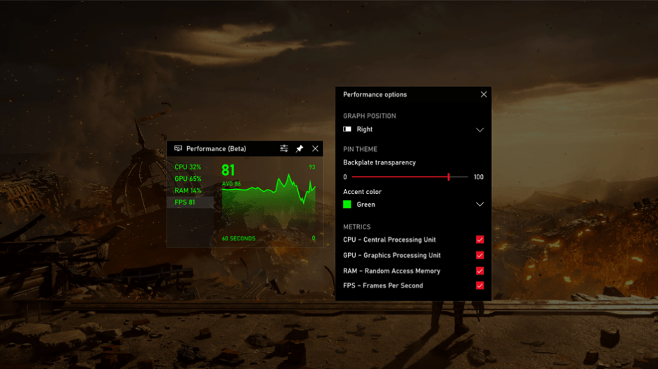 Win10ϵy(tng)ԣXbox֧@ʾ(sh)r(sh)(sh)