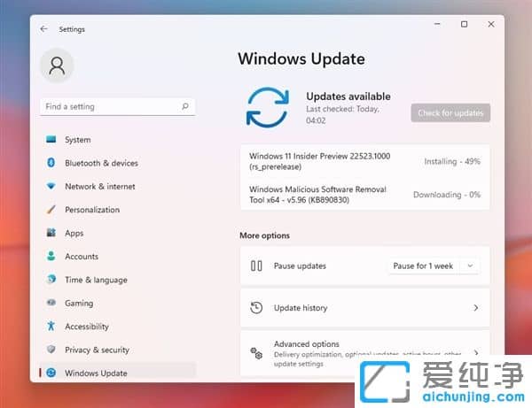 Win11 22523ͣMһ̭ޏ100%