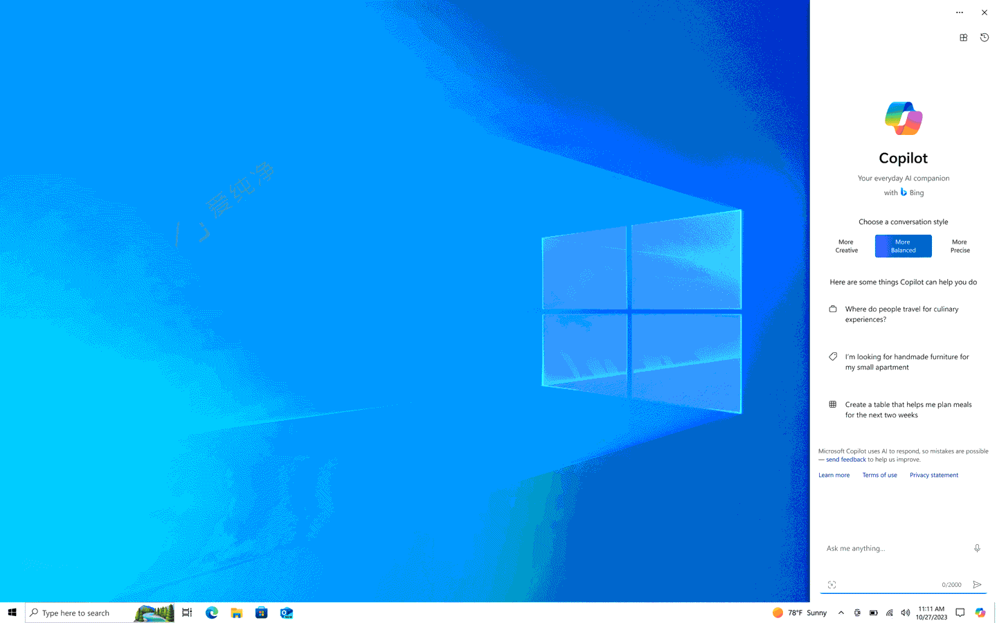 Win10A[汾l(f)19045.3757 Copilot AI 