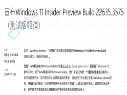 Win11 Beta 22635.3575l(f)ݏ(f)ưo